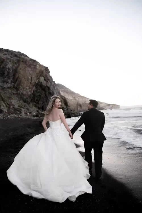 Black & white black white wedding 01