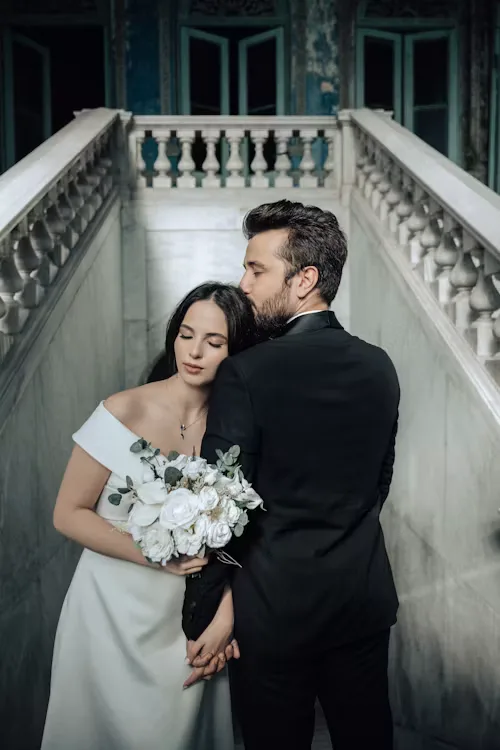 Black & white black white wedding 02