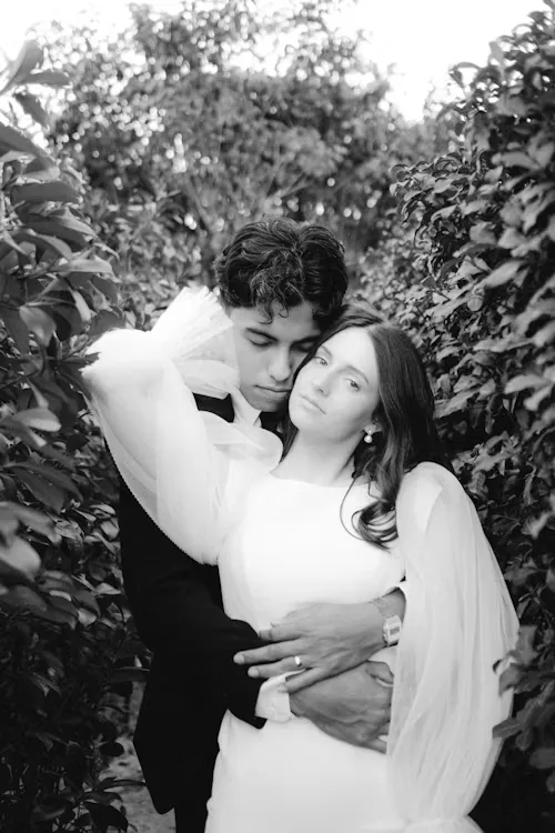 Black & white black white wedding 06