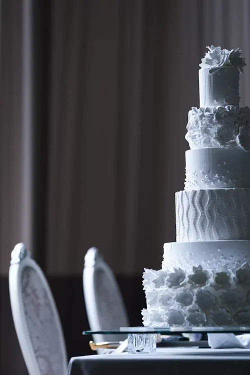 Black & white black white wedding 13