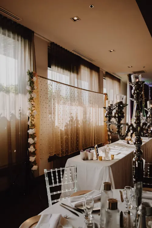 Black & white black white wedding 26
