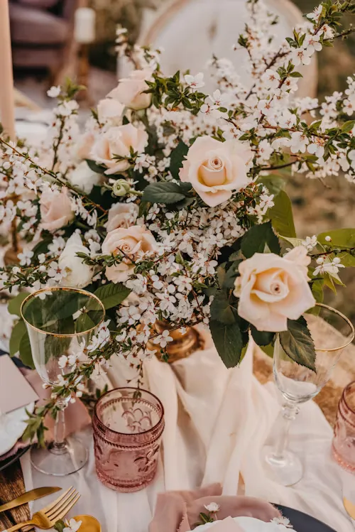 Blush & cream blush cream wedding 06