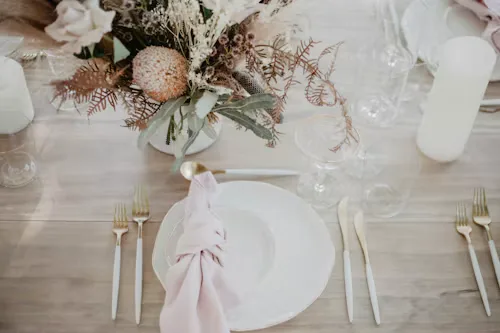 Blush & cream blush cream wedding 15