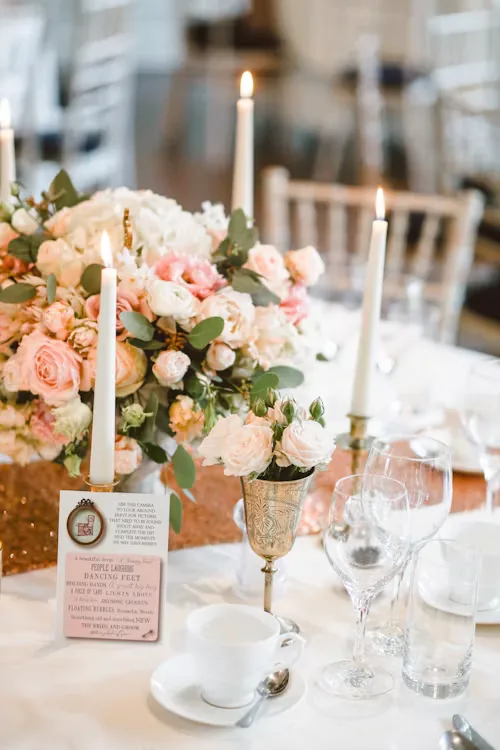 Blush & cream blush cream wedding 29